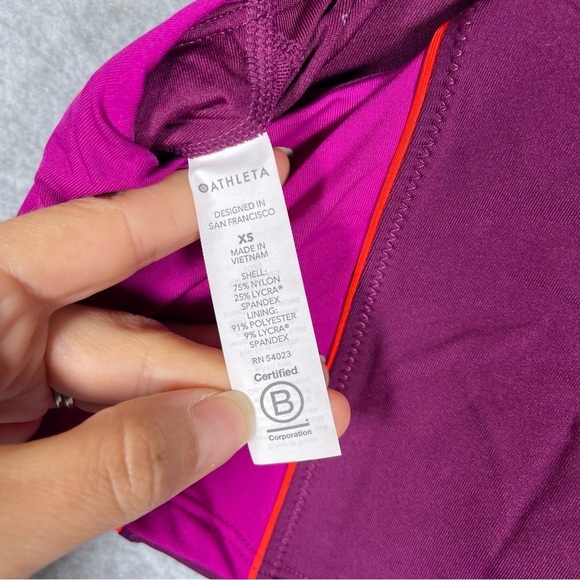 Athleta Purple Sports Bra - Picture 5 of 10